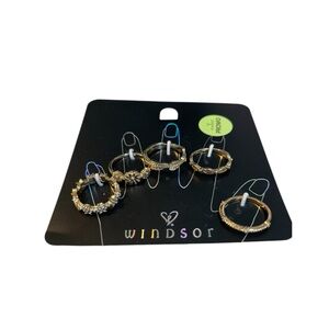 🤑5/$25 Windsor Gold-Tone Ring Collection NWT